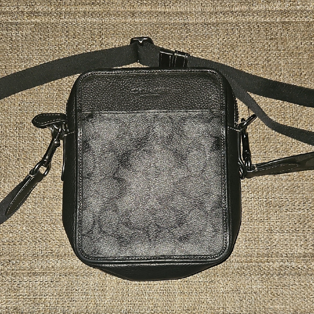 Coach Black and Gray Crossbody Bag